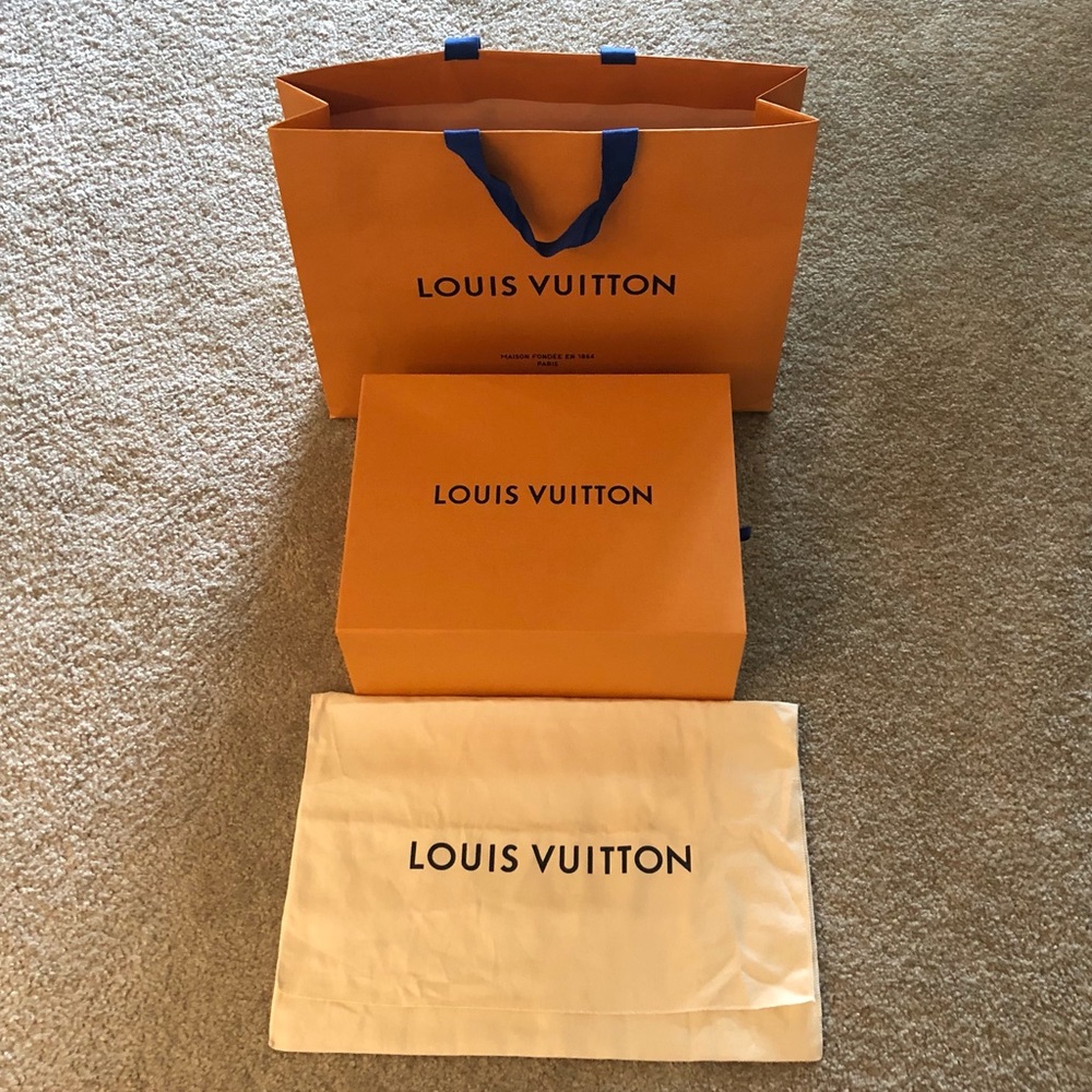 Louis Vuitton Empty Box, dust bag, paper bag
